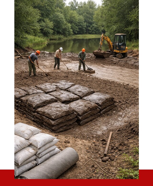 Купить глину для пруда в Воскресенске от 4652 р. с доставкой | ПРОНЕРУДВск