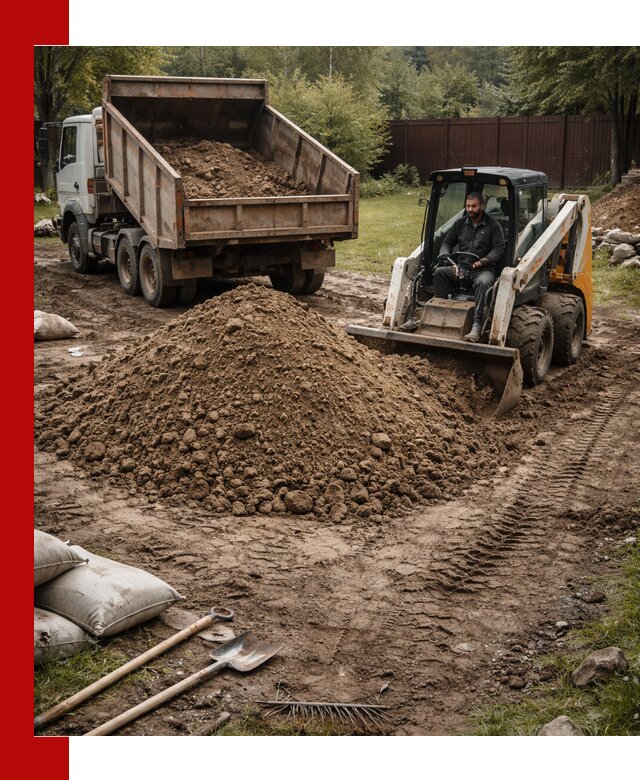 Суглинок для планировки участков в Воскресенске с доставкой и выгрузкой