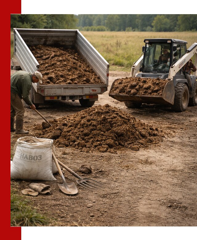 Доставка конского навоза в Воскресенске с разгрузкой и доставкой на объект