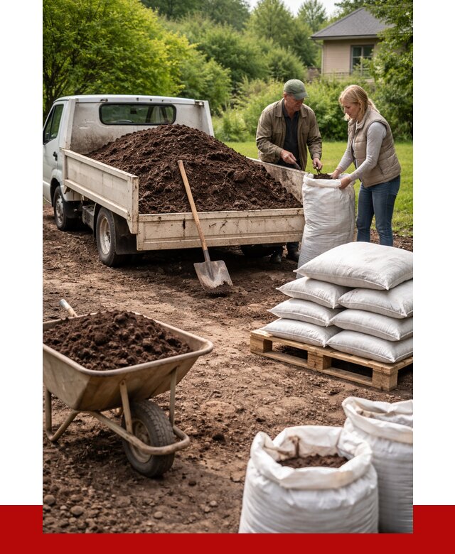 Перегной в мешках с доставкой в Воскресенске от 2274 р. | ПРОНЕРУДВск