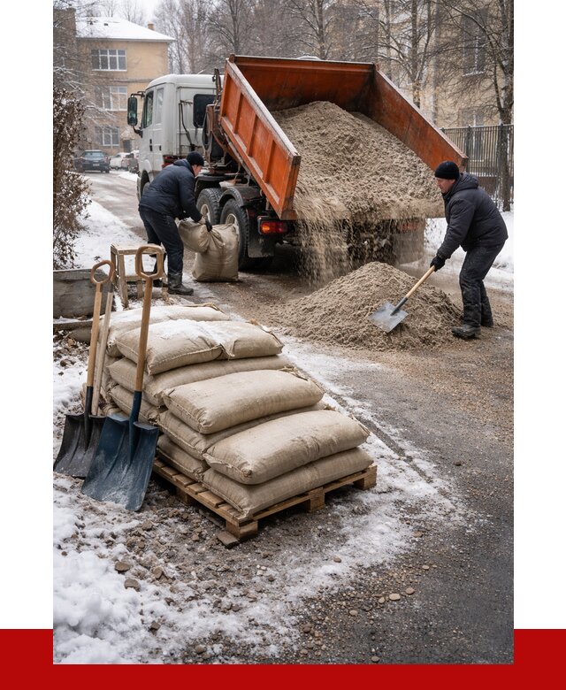 Противогололедные материалы оптом в Воскресенске от 4342 р. | ПРОНЕРУДВск