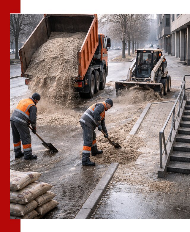 Поставка противогололедных материалов в Воскресенске