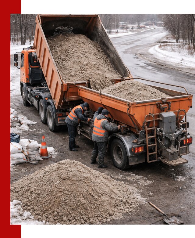 Поставка и вывоз пескосоля в Воскресенске оптом и в розницу