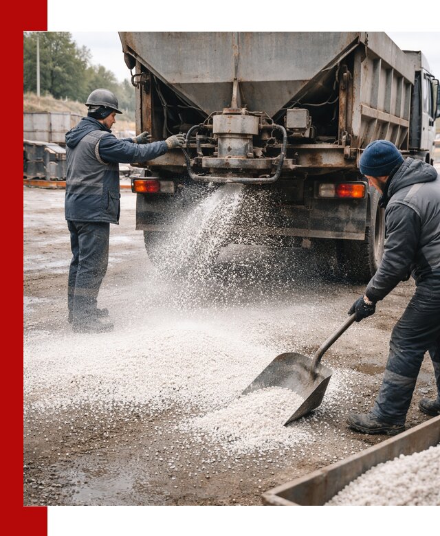 Доставка и продажа хлористого кальция в Воскресенске