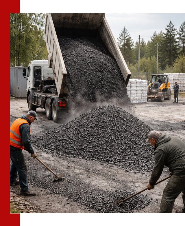 Доставка и продажа асфальтного гранулята в Воскресенске