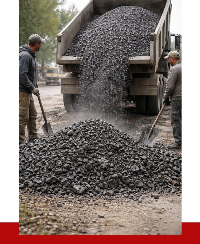 Дробленый асфальт в Воскресенске от 2895 р. с доставкой | ПРОНЕРУДВск