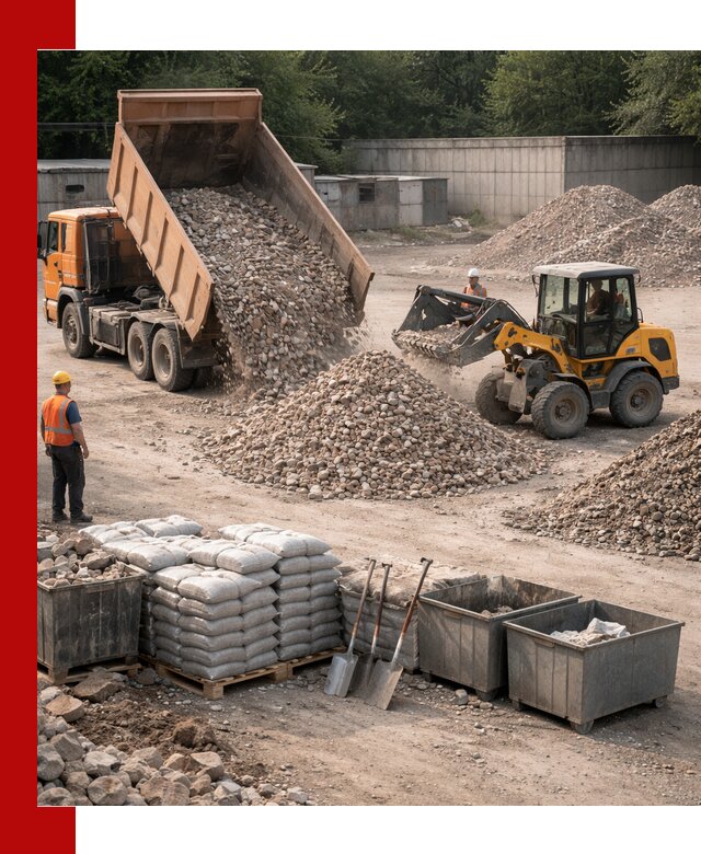 Вторичные материалы для отсыпки в Воскресенске — поставка и доставка