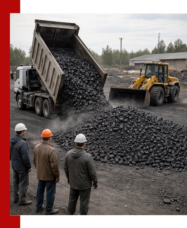 Доставка угля антрацита в Воскресенске с самосвалами и погрузкой