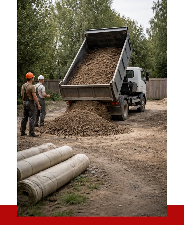Доставка сыпучих материалов самосвалом в [cvi] от 4342 р. | ПРОНЕРУДВск