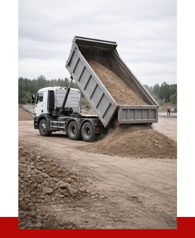 Доставка самосвалом 15 кубов в Воскресенске от 6720 руб. | ПРОНЕРУДВск