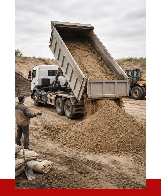 Доставка самосвалом 20 кубов в Воскресенске от 7754 р. | ПРОНЕРУДВск