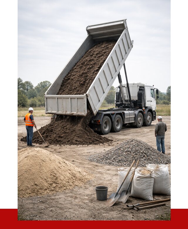 Доставка самосвалом 30 кубов в Воскресенске от 8787 р. | ПРОНЕРУДВск