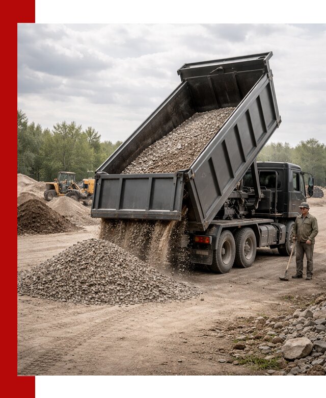 Доставка самосвалом 30 м3 по выгодным ценам в Воскресенске