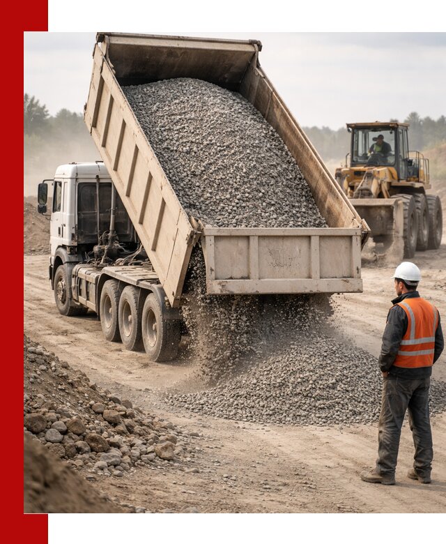 Доставка самосвалом 40 кубов цемента и сыпучих в Воскресенске