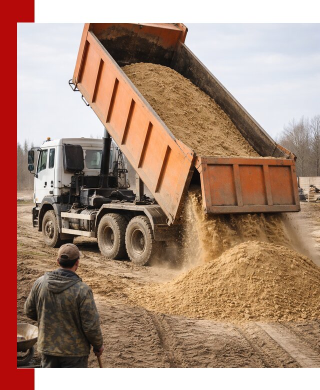 Аренда самосвала 20 тонн для перевозки грузов в Воскресенске