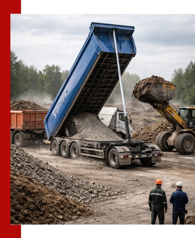 Аренда тонар 40 тонн в Воскресенске с доставкой материалов