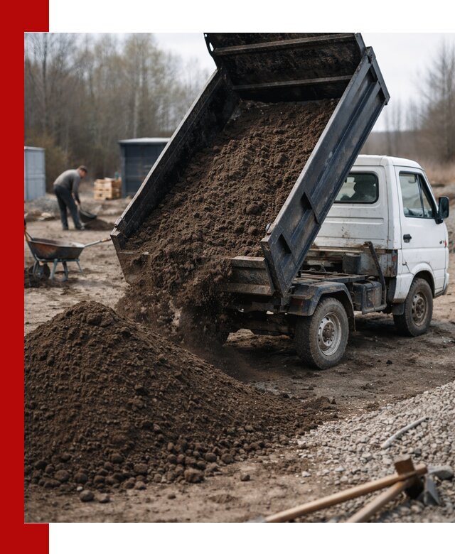 Аренда минисамосвала в Воскресенске для доставки сыпучих материалов