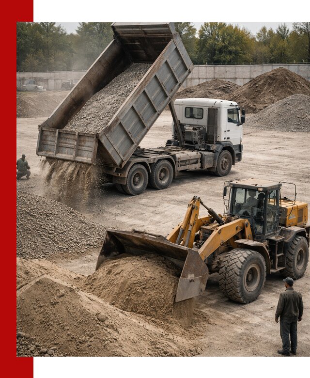 Перевозка сыпучих грузов самосвалами и бортовыми в Воскресенске