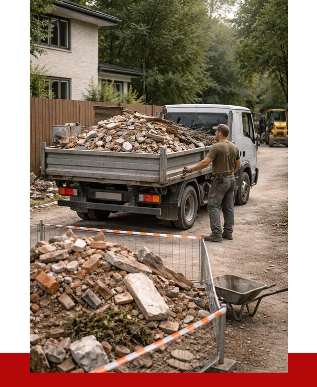 Вывоз строительного мусора с погрузкой в Воскресенске от 7754 р | ПРОНЕРУДВск