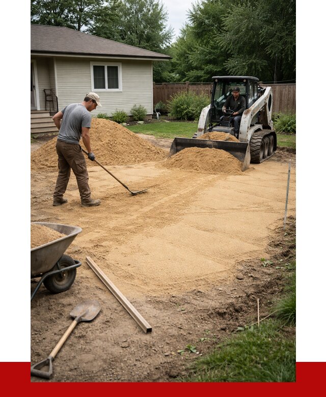 Отсыпка участка песком в Воскресенске, от 2585 р., ПРОНЕРУДВск