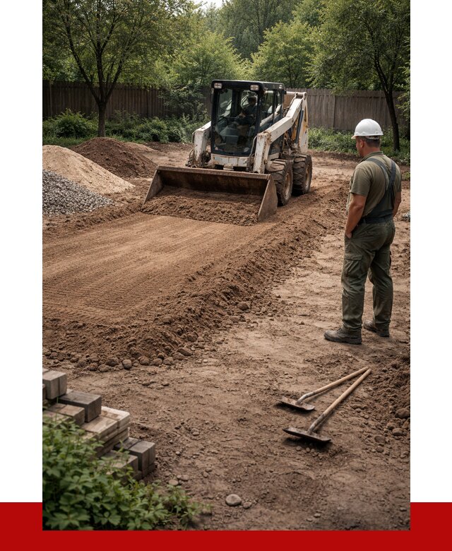 Выравнивание участка под ключ в Воскресенске от 3618 р. | ПРОНЕРУДВск